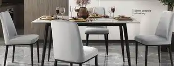 Leon's Emberly 5-Piece Sintered Dining Set - Beige, Black offer