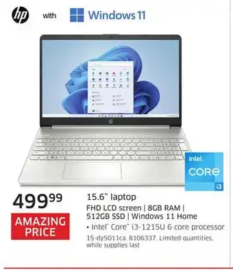 The Source HP 15.6 laptop offer