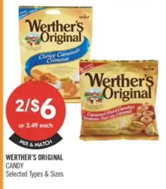 Shoppers Drug Mart WERTHER'S ORIGINAL CANDY offer