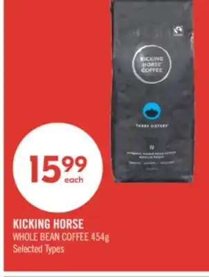 Shoppers Drug Mart KICKING HORSE WHOLE BEAN COFFEE offer