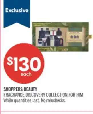 Shoppers Drug Mart SHOPPERS BEAUTY FRAGRANCE DISCOVERY COLLECTION FOR HIM offer