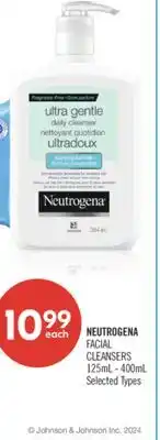Shoppers Drug Mart NEUTROGENA FACIAL CLEANSERS offer