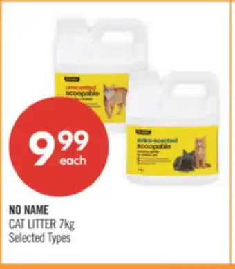 Shoppers Drug Mart NO NAME CAT LITTER 7kg offer