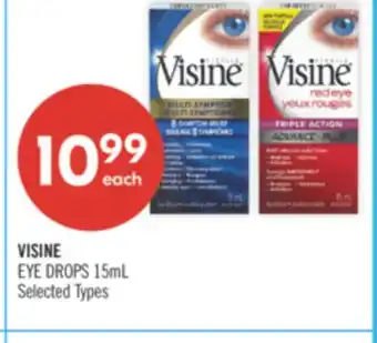 Shoppers Drug Mart VISINE EYE DROPS offer