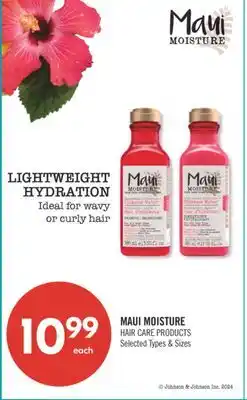 Shoppers Drug Mart MAUI MOISTURE Hair Care Products offer