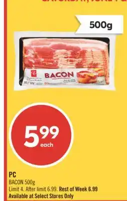 Shoppers Drug Mart PC BACON offer