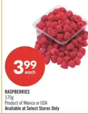 Shoppers Drug Mart RASPBERRIES offer