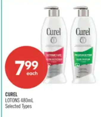 Shoppers Drug Mart CUREL LOTONS offer