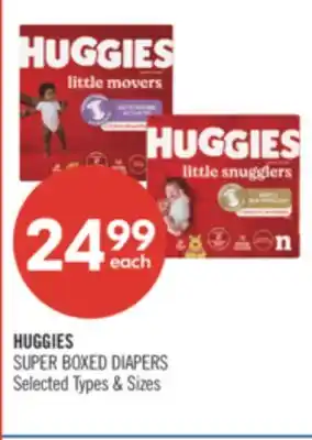 Shoppers Drug Mart HUGGIES SUPER BOXED DIAPERS offer