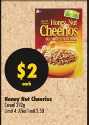 Shoppers Drug Mart Honey Nut Cheerios Cereal offer