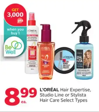 Rexall L' ORÉAL Hair Expertise, Studio Line or Stylista Hair Care offer