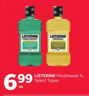 Rexall LISTERINE Mouthwash offer