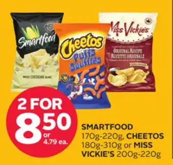 Rexall SMARTFOOD 170g-220g, CHEETOS 180g-310g or MISS VICKIE'S 200g-220g offer
