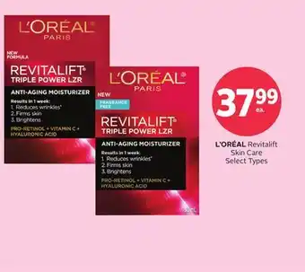 Rexall L' ORÉAL Revitalift Skin Care offer