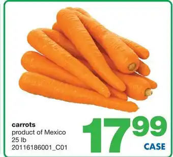 Wholesale Club CARROTS, 25 lb offer