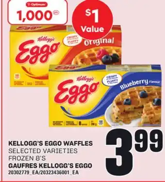 Independent City Market GAUFRES KELLOGG'S EGGO, 8'S offer