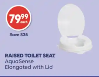 Wellwise by Shoppers AquaSense RAISED TOILET SEAT offer