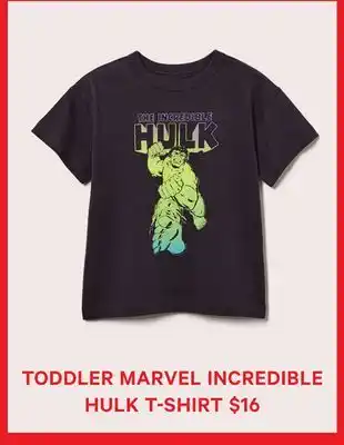 Joe Fresh Toddler Marvel Incredible Hulk T-Shirt offer