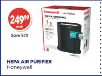Wellwise by Shoppers Honeywell HEPA AIR PURIFIER offer