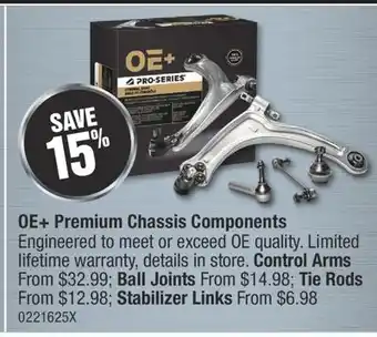 PartSource OE+ Premium Chassis Components offer