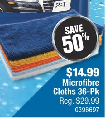 PartSource Microfibre Cloths offer