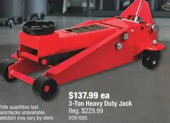PartSource Torin 3-Ton Heavy Duty Jack offer