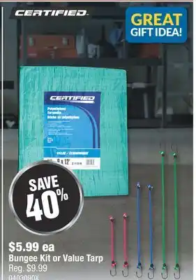 PartSource Certified Bungee Kit or Value Tarp offer