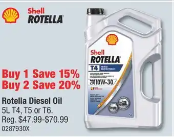 PartSource Rotella Diesel Oil offer