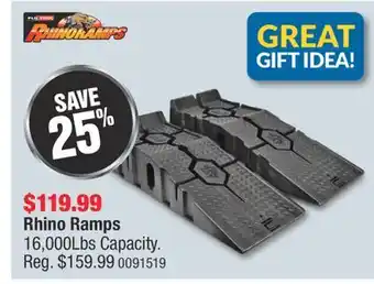 PartSource Rhino Ramps offer