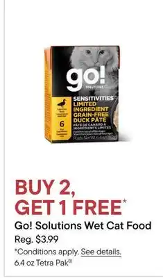 Petvalu Go! Solutions Wet Cat Food offer