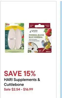 Petvalu HARI Supplements & Cuttlebone offer