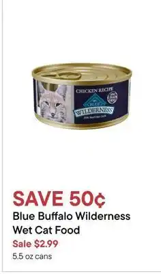 Petvalu Blue Buffalo Wilderness Wet Cat Food offer