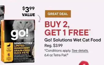 Petvalu Go! Solutions Wet Dog Food offer