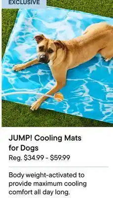 Petvalu JUMP! Cooling Mats for Dogs offer