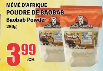 Marche Salaberry MÉMÉ D'AFRIQUE POUDRE DE BAOBAB offer
