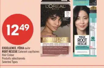 Pharmaprix EXCELLENCE, FÉRIA or ROOT RESCUE Colorant Hair Colour offer