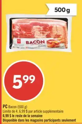 Pharmaprix PC Bacon offer