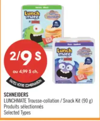 Pharmaprix SCHNEIDERS LUNCHMATE Snack Kit offer