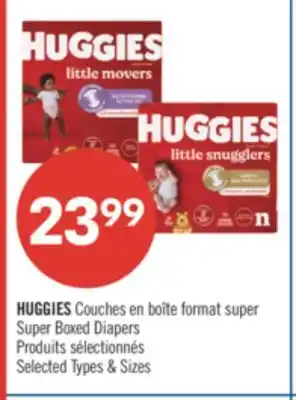 Pharmaprix HUGGIES Super Boxed Diapers offer