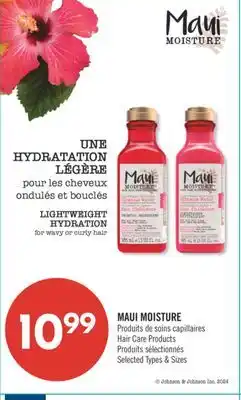 Pharmaprix MAUI MOISTURE Hair Care Products offer