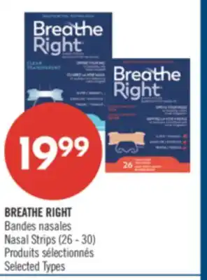 Pharmaprix BREATHE RIGHT Nasal Strips offer