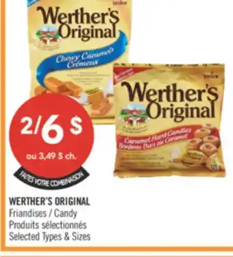 Pharmaprix WERTHER'S ORIGINAL CANDY offer