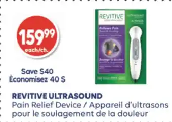 Wellwise by Shoppers Appareil d'ultrasons pour le soulagement de la douleur REVITIVE ULTRASOUND offer