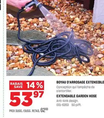 BMR BOYAU D'ARROSAGE EXTENSIBLE offer
