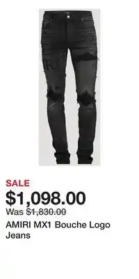 Holt Renfrew AMIRI MX1 Bouche Logo Jeans offer