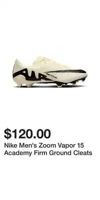 Sport Chek Nike Men's Zoom Vapor 15 Academy Firm Ground Cleats offer