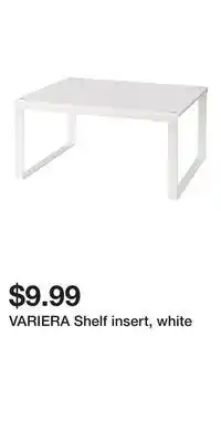 IKEA VARIERA Shelf insert, white offer