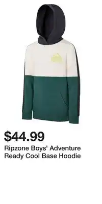 Sport Chek Ripzone Boys' Adventure Ready Cool Base Hoodie offer