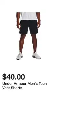 Sport Chek Under Armour Men's Tech Vent Shorts offer