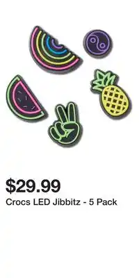 Sport Chek Crocs LED Jibbitz - 5 Pack offer